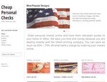 Tablet Screenshot of cheappersonalchecks.net